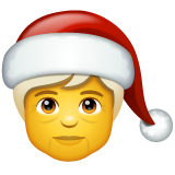 Mx Claus as rendered by WhatsApp