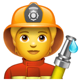 firefighter as rendered by WhatsApp
