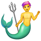 merman as rendered by WhatsApp