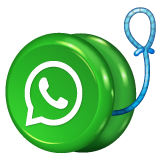 요요 as rendered by WhatsApp