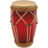 afrikanische Trommel as rendered by WhatsApp