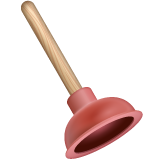 plunger as rendered by WhatsApp