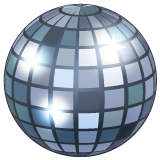mirror ball as rendered by WhatsApp