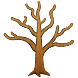 leafless tree as rendered by WhatsApp
