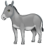 donkey as rendered by WhatsApp