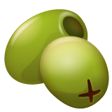 olive as rendered by WhatsApp