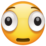distorted face as rendered by WhatsApp