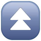 fast up button as rendered by WhatsApp