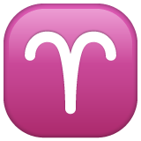 Widder (Sternzeichen) as rendered by WhatsApp