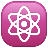 atom symbol as rendered by WhatsApp