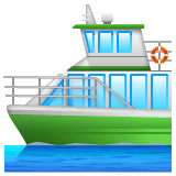 Fähre as rendered by WhatsApp
