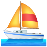 Segelboot as rendered by WhatsApp