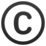 copyright as rendered by WhatsApp