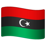 Flag: Libya as drawn by WhatsApp in 2.26.8.72