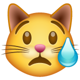 وجه قطة يبكي as drawn by WhatsApp in 2.26.8.72